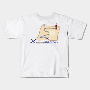 X marks the Afikoman Kids T-Shirt